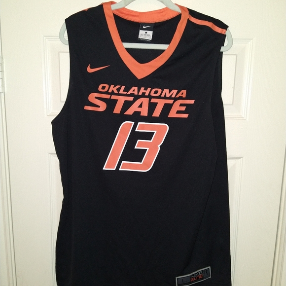 Nike Elite Oklahoma State Cowboys #13 Basketball Jersey Men’s sz Large. - Picture 1 of 8